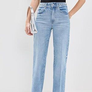 PAIGE Sasha Wide Leg Jeans Sonali Embellished